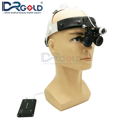 calidad  Headband With Headlight LED Light 2.5X 3.5X Loupes /Medical Magnification Portable Dental ENT Surgical Loupes Dental Magnifier fábrica