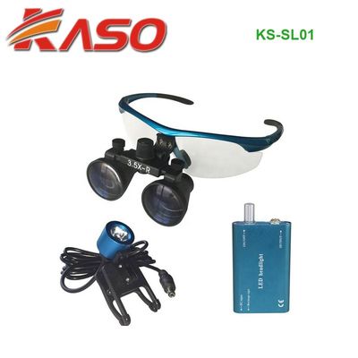 Luz principal quirúrgica de KASO KS-SL01 para las lupas quirúrgicas dentales coloreadas 420m m 3.5X KS-SL01